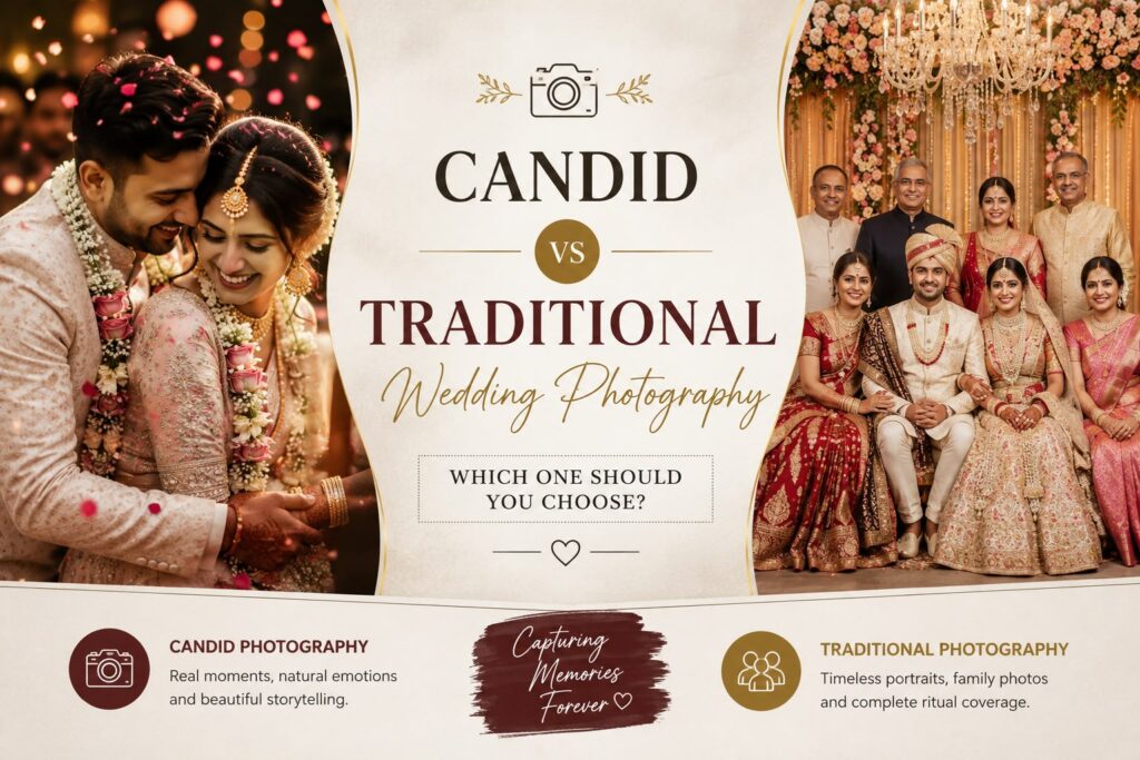 Candid vs Traditional Wedding Photography: Which One Should You Choose?
