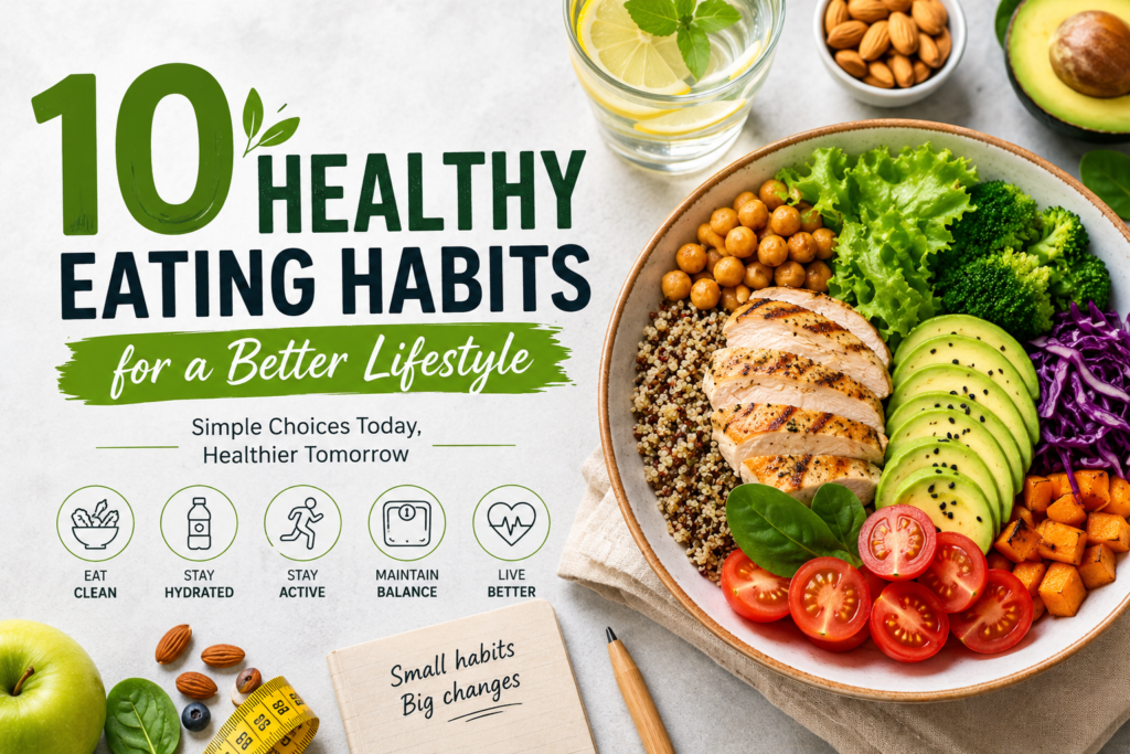 10 Healthy Eating Habits for a Better Lifestyle