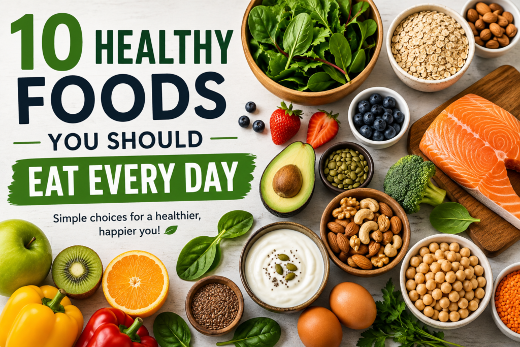 10 Healthy Foods You Should Eat Every Day